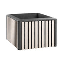 Woodbox Ask - Vitlackad