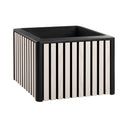 Woodbox Ask - Vitlackad