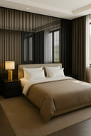 Akustikpanel Alu Mirror Polished Smokey Grey - Wood on Wall  