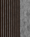 Akustikpanel - Coffee Leather - Wood on Wall  