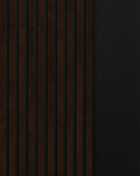Akustikpanel - Coffee Leather - Wood on Wall  