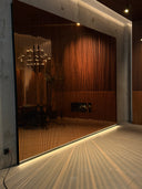 Akustikpanel Alu Mirror Polished Coppertone - Wood on Wall  