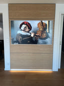 Connect System - Alu BASE LED - Wood on Wall  