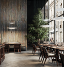 Akustikpanel Alu Mirror Polished Smokey Grey - Wood on Wall  