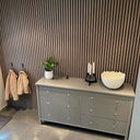 Akustikpanel Ek - Gråbrunlackad - Wood on Wall  