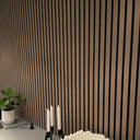 Akustikpanel - Ek - Gråbrunlackad