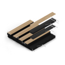 Akustikpanel Ek - Grålackad