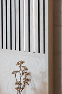 Akustikpanel Ask - Vitlackad