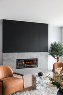 Designpanel Ek - Svartlackad