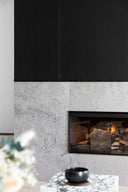 Designpanel Ek - Svartlackad